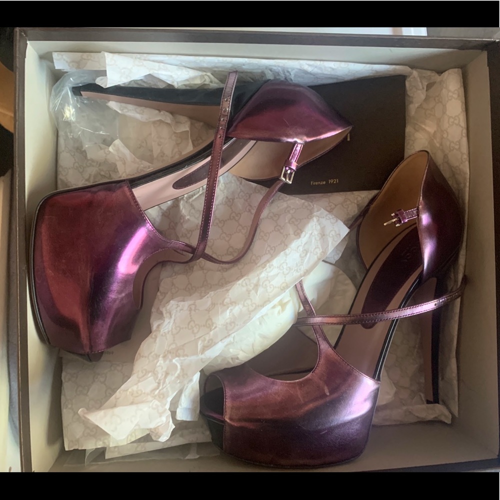 Gucci Lili Pump Purple Shine